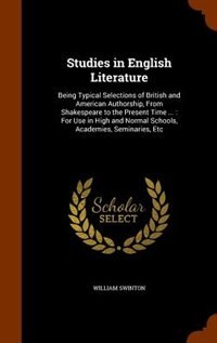 Front cover_Studies in English Literature