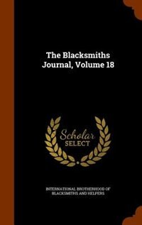 Couverture_The Blacksmiths Journal, Volume 18
