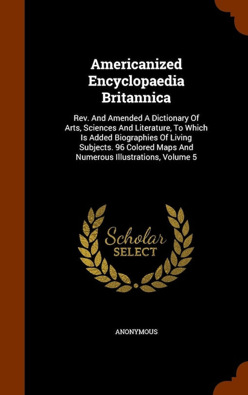 Front cover_Americanized Encyclopaedia Britannica