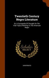 Couverture_Twentieth Century Negro Literature