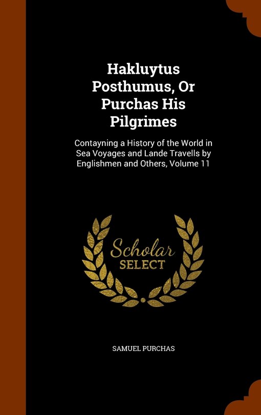 Couverture_Hakluytus Posthumus, Or Purchas His Pilgrimes