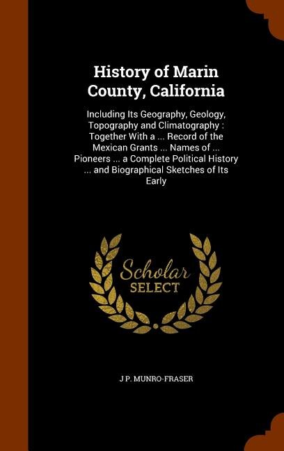 Front cover_History of Marin County, California
