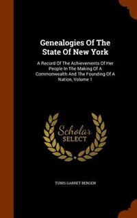 Front cover_Genealogies Of The State Of New York