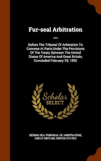 Front cover_Fur-seal Arbitration ...