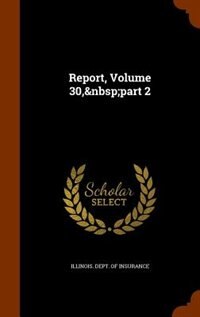 Front cover_Report, Volume 30,&nbsp;part 2