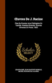 Couverture_OEuvres De J. Racine