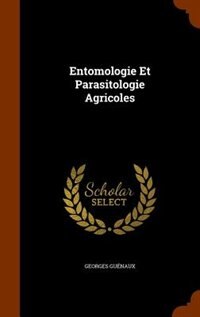 Couverture_Entomologie Et Parasitologie Agricoles