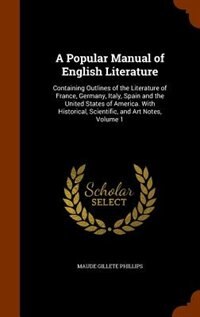 Front cover_A Popular Manual of English Literature