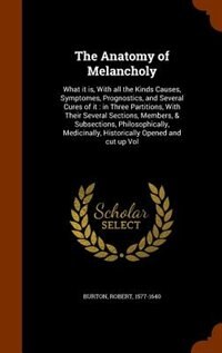Couverture_The Anatomy of Melancholy