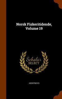 Front cover_Norsk Fiskeritidende, Volume 19