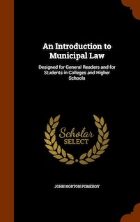 Front cover_An Introduction to Municipal Law