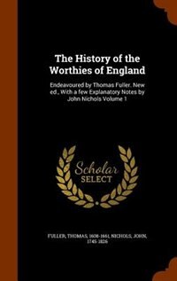 Front cover_The History of the Worthies of England