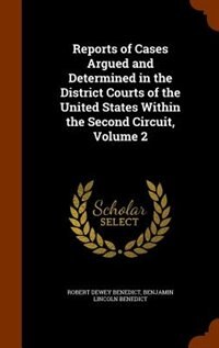 Couverture_Reports of Cases Argued and Determined in the District Courts of the United States Within the Second Circuit, Volume 2