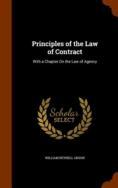 Front cover_Principles of the Law of Contract
