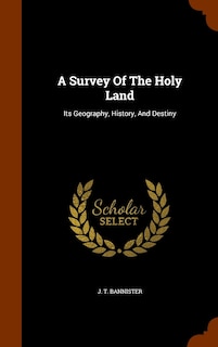 Couverture_A Survey Of The Holy Land