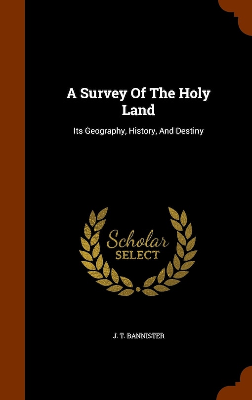 Couverture_A Survey Of The Holy Land