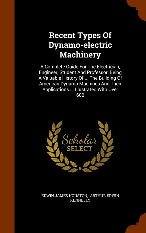 Front cover_Recent Types Of Dynamo-electric Machinery