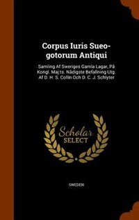 Front cover_Corpus Iuris Sueo-gotorum Antiqui