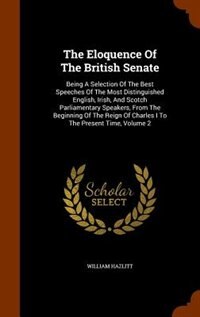 Couverture_The Eloquence Of The British Senate