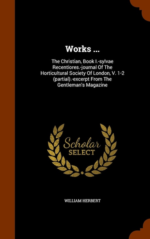 Front cover_Works ...