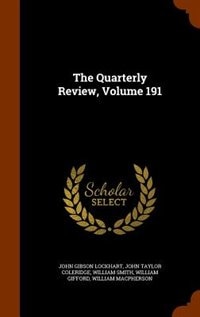 Couverture_The Quarterly Review, Volume 191