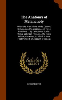 Front cover_The Anatomy of Melancholy