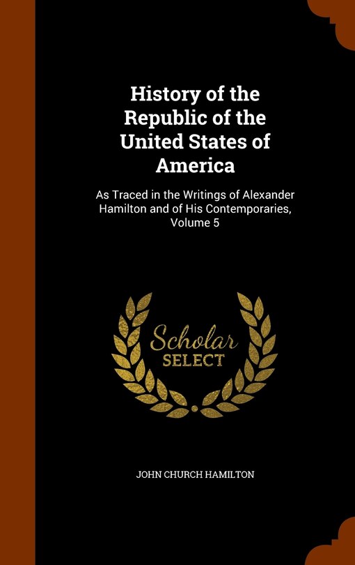 Couverture_History of the Republic of the United States of America