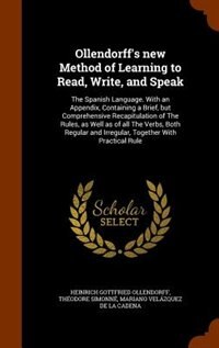 Couverture_Ollendorff's new Method of Learning to Read, Write, and Speak