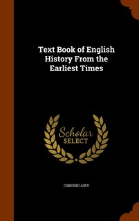 Front cover_Text Book of English History From the Earliest Times