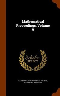 Front cover_Mathematical Proceedings, Volume 9
