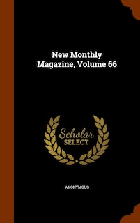 Front cover_New Monthly Magazine, Volume 66