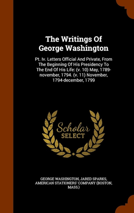 Front cover_The Writings Of George Washington