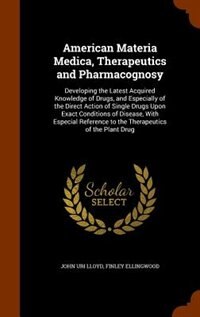 Front cover_American Materia Medica, Therapeutics and Pharmacognosy