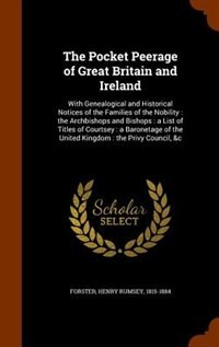 Front cover_The Pocket Peerage of Great Britain and Ireland