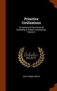 Couverture_Primitive Civilizations