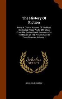 Front cover_The History Of Fiction