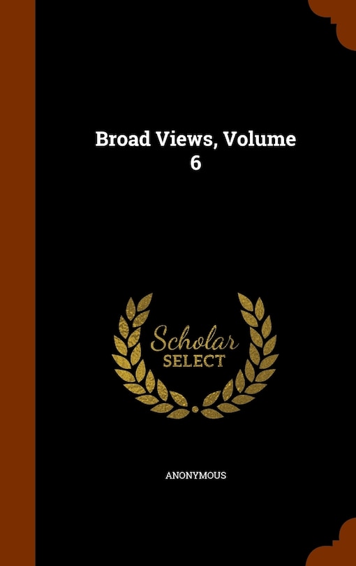 Couverture_Broad Views, Volume 6