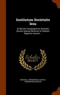 Front cover_Institutum Societatis Iesu