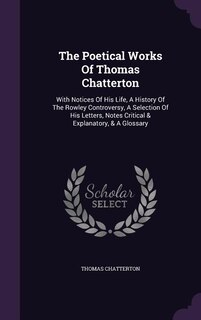 Front cover_The Poetical Works Of Thomas Chatterton