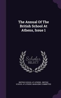 Front cover_The Annual Of The British School At Athens, Issue 1
