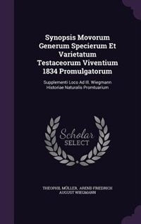 Front cover_Synopsis Movorum Generum Specierum Et Varietatum Testaceorum Viventium 1834 Promulgatorum