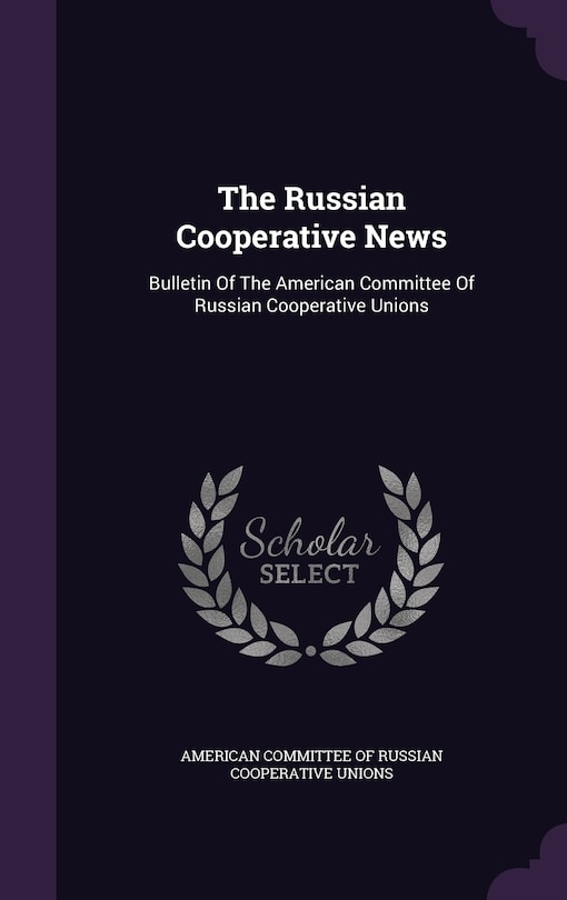 Front cover_The Russian Cooperative News