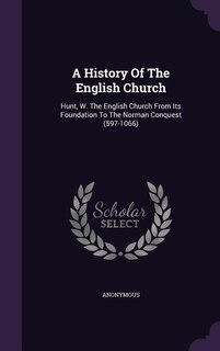 Couverture_A History Of The English Church