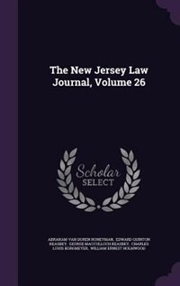 Front cover_The New Jersey Law Journal, Volume 26