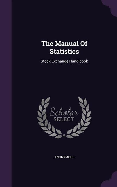 Couverture_The Manual Of Statistics