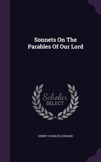 Front cover_Sonnets On The Parables Of Our Lord