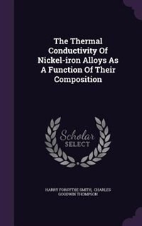 Couverture_The Thermal Conductivity Of Nickel-iron Alloys As A Function Of Their Composition