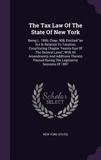 Couverture_The Tax Law Of The State Of New York