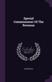 Couverture_Special Commissioner Of The Revenue