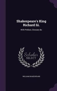 Front cover_Shakespeare's King Richard Iii.